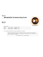 Предварительный просмотр 1 страницы Z Corporation ZPrinter 310 Troubleshooting Manual