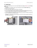 Предварительный просмотр 61 страницы Z Corporation ZPrinter 650 Hardware Manual