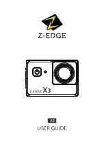 Z-EDGE X3 User Manual preview
