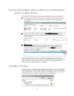 Preview for 9 page of Z-Wave Control4 Setup Manual