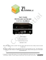 Z3 Technology Z3-HE4K-01 User Manual preview