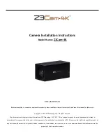Z3 Technology Z3Cam-4K Installation Instructions preview