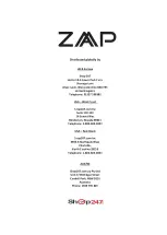 Preview for 12 page of Zaap TX-3000 Manual