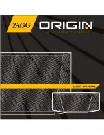 Zagg Origin User Manual preview