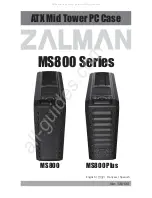 ZALMAN MS800 Manual preview