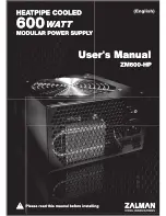 ZALMAN ZM600-HP User Manual preview