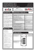 Предварительный просмотр 1 страницы Zamel Exta LDM-11 Manual Instruction