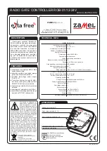 Zamel Extra Free ROB-01/12-24V Manual Instruction preview