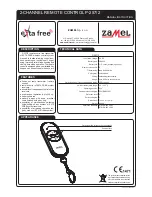 Zamel P-257/2 Manual Instruction preview