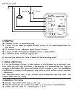 Предварительный просмотр 11 страницы Zamel SRP-02 Manual