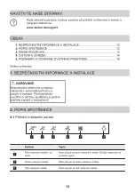 Предварительный просмотр 12 страницы ZANKER KHV64770BA User Manual