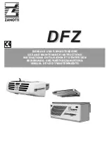 Zanotti DFZ Use And Maintenance Instructions preview