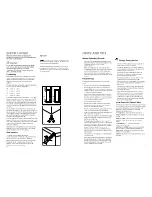 Предварительный просмотр 7 страницы Zanussi Electrolux Z 57/3 W Instruction Booklet