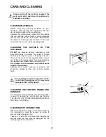 Предварительный просмотр 21 страницы Zanussi Electrolux ZCE 7680 Instruction Booklet