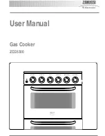 Предварительный просмотр 1 страницы Zanussi Electrolux ZCG5300 User Manual