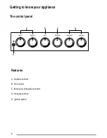 Предварительный просмотр 6 страницы Zanussi Electrolux ZCG5300 User Manual