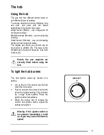 Предварительный просмотр 9 страницы Zanussi Electrolux ZCG5300 User Manual