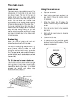 Предварительный просмотр 15 страницы Zanussi Electrolux ZCG5300 User Manual