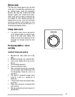 Предварительный просмотр 19 страницы Zanussi Electrolux ZCG5300 User Manual