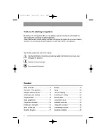 Preview for 2 page of Zanussi Electrolux ZWD 14581 S User Manual