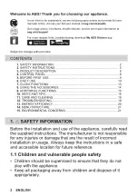 Preview for 2 page of Zanussi 6000 Series User Manual