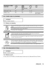 Preview for 19 page of Zanussi 6000 Series User Manual