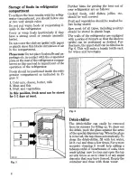 Preview for 8 page of Zanussi DF62/21 Use And Care Instruction