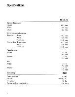 Preview for 4 page of Zanussi DI 180/80 Use And Care Instructions Manual