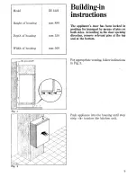 Preview for 9 page of Zanussi DI 3121 User Instructions