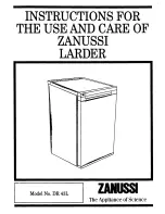 Zanussi DR 43L Instructions For Use Manual предпросмотр