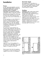 Предварительный просмотр 4 страницы Zanussi DR 56/L Instructions For Use Manual