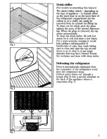 Предварительный просмотр 7 страницы Zanussi DR 85/L Instructions For Use Manual