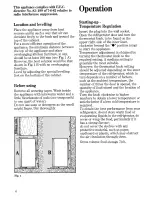 Preview for 4 page of Zanussi DR25 Use And Care Manual