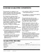 Preview for 12 page of Zanussi DV 67 Instructions For Use And Care Manual