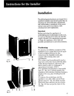 Предварительный просмотр 17 страницы Zanussi EC19 Instructions For Use Manual