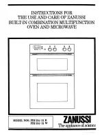 Zanussi FBI 534/31 W Instructions For Use Manual preview