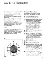 Preview for 13 page of Zanussi FBI 534/31 W Instructions For Use Manual