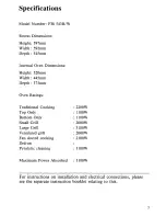 Предварительный просмотр 5 страницы Zanussi FBI 543 Instruction Booklet