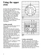 Предварительный просмотр 10 страницы Zanussi FM 15 Instructions For Use And Care Manual