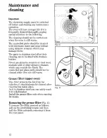 Предварительный просмотр 14 страницы Zanussi FM 16 Instructions For Use And Care Manual