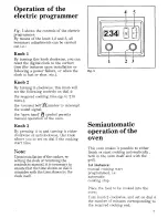 Предварительный просмотр 7 страницы Zanussi FM6 User Instructions