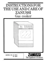 Zanussi GC 5601 Instructions For Use Manual preview