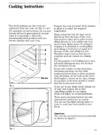 Preview for 11 page of Zanussi GC 5601 Instructions For Use Manual