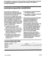 Предварительный просмотр 18 страницы Zanussi GC9502 Instruction Booklet