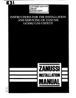 Предварительный просмотр 21 страницы Zanussi GC9502 Instruction Booklet