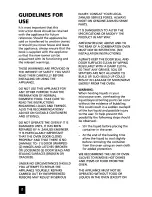 Preview for 4 page of Zanussi MCE975 Instructions For Use And Care Manual