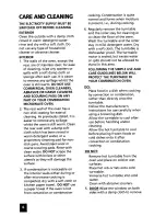 Preview for 8 page of Zanussi MCE975 Instructions For Use And Care Manual