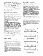 Предварительный просмотр 10 страницы Zanussi MGE1255B Instructions For Use And Care Manual