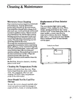 Preview for 19 page of Zanussi MW530D Instructions For Use And Care Manual