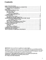 Preview for 3 page of Zanussi MW600 Instructions For The Use And Care